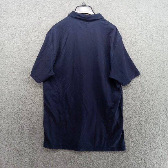 Link Soul Shirt Mens Large Navy‎ Blue Polo Golf Sportswear Solid Basic Casual - Picture 7 of 8